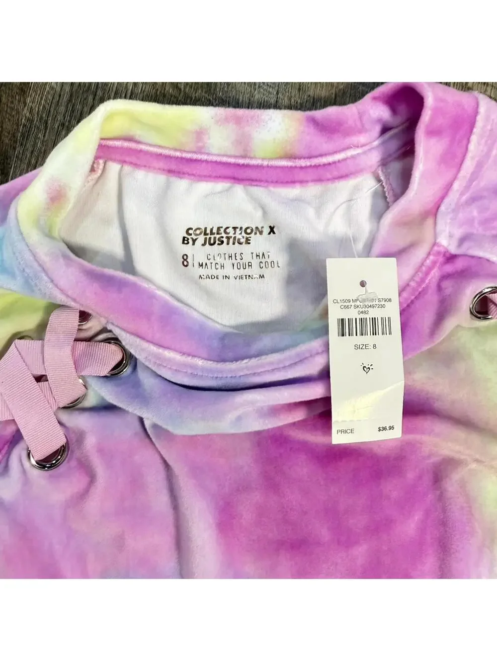 Justice Kid's Multi and Pink Sweatshirt